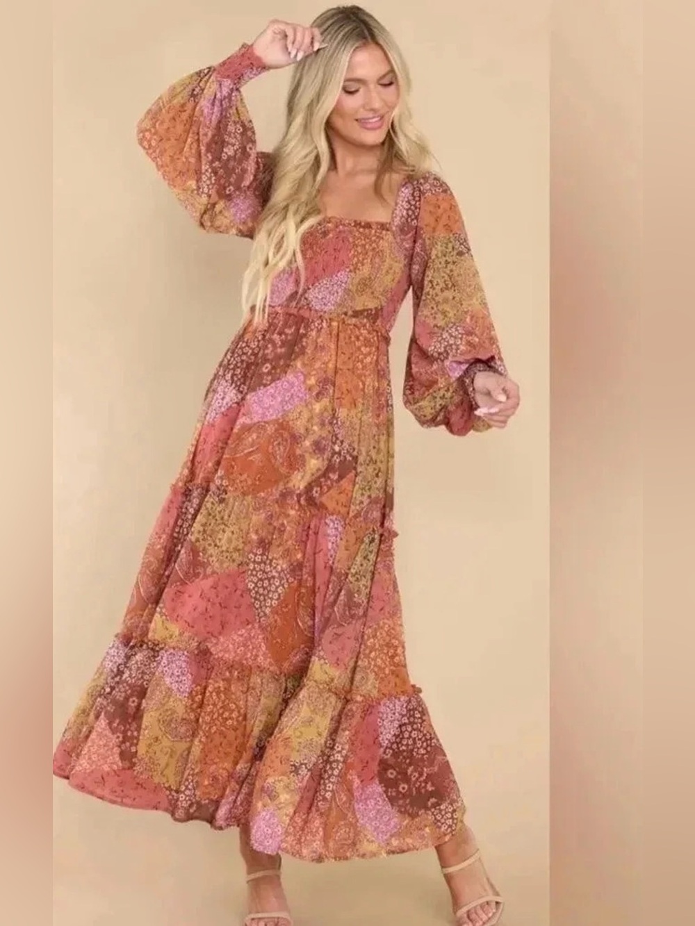 Aura Patchwork Dress (M)